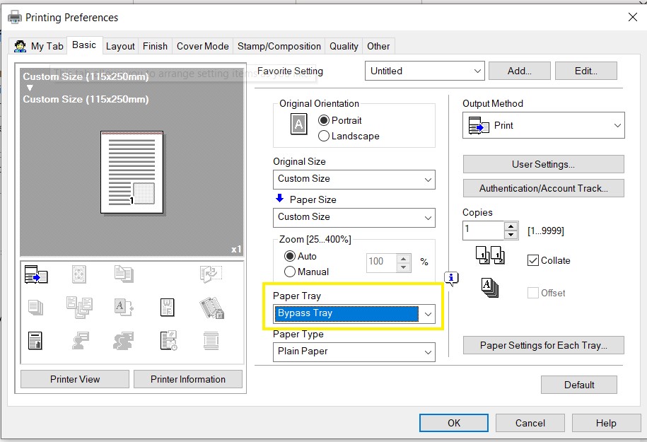 how-to-print-custom-paper-size-konica-minolta-assist