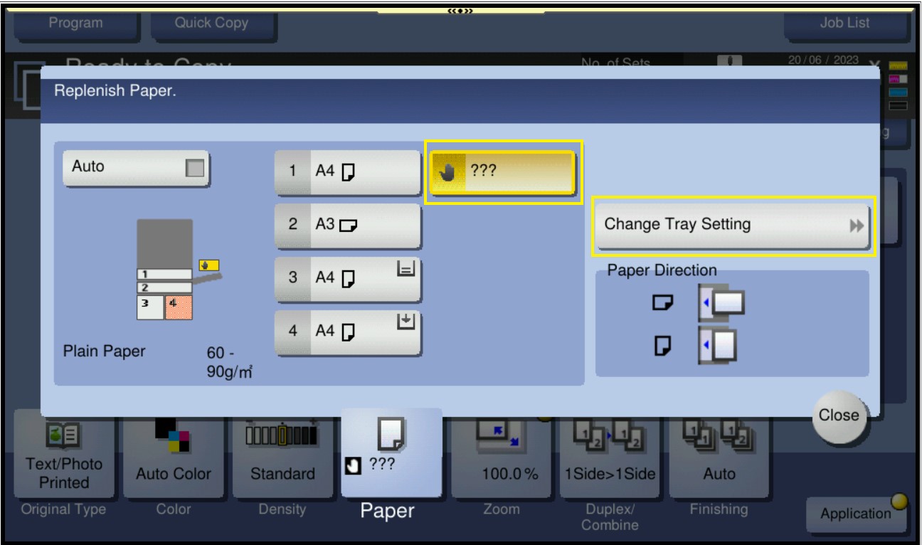 how-to-print-custom-paper-size-konica-minolta-assist