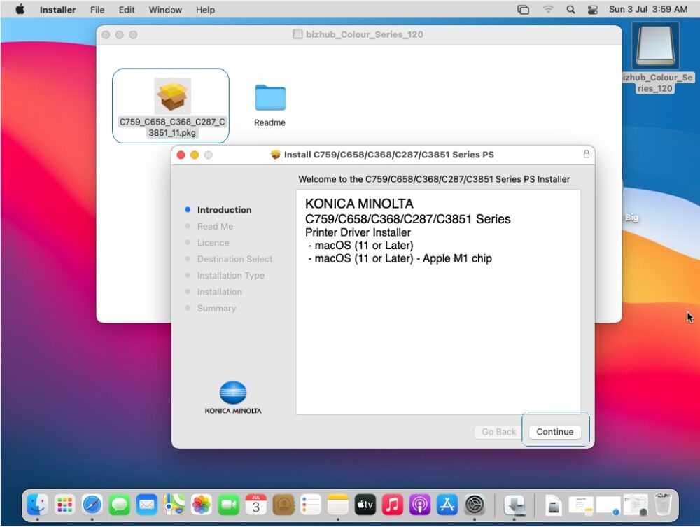 How to install printer driver on MAC OS - Konica Minolta+ Assist